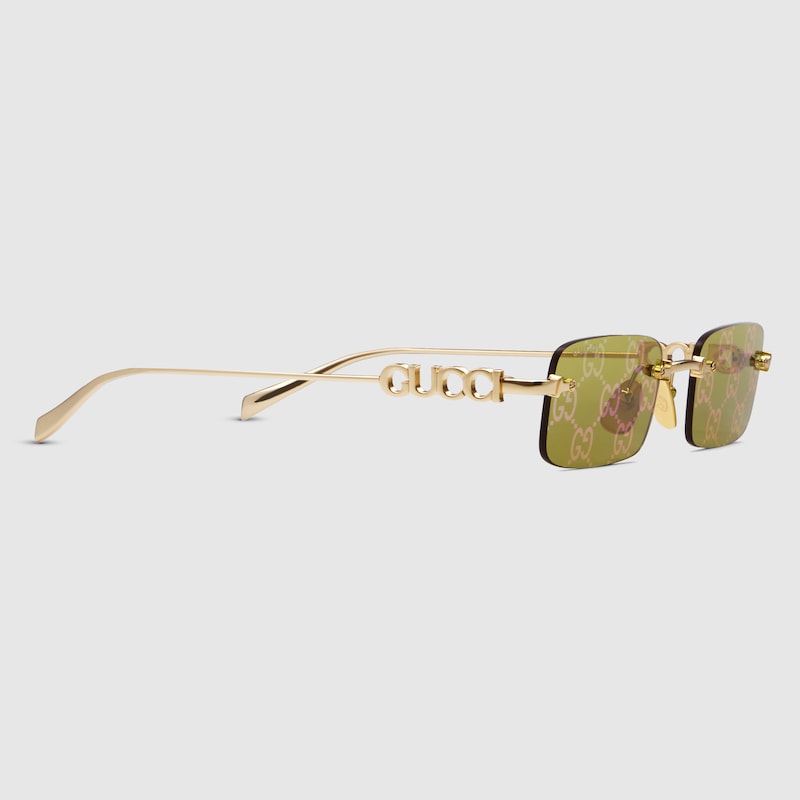 Rectangular frame sunglasses - Image 2